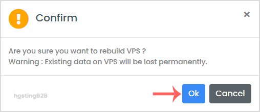 virtualizor reinstall os confirm