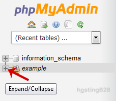 phpMyAdmin export database table